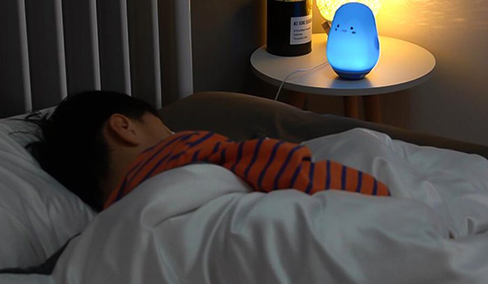 Accompanying sound and light for sweet dream: smart soothing, white noise, nursery night light and cute bird shape help mom keep her baby sleeping peacefully;